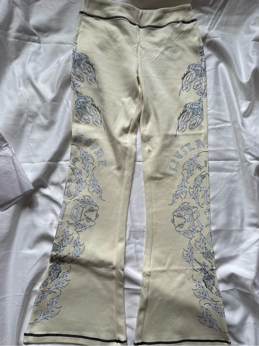 Civil Regime GHOST ROSE POOKIE LEGGINGS IN BUTTER